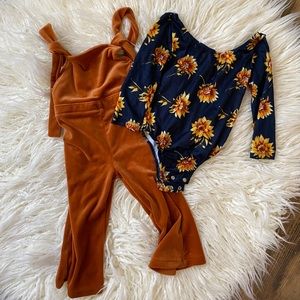 Bailey’s Blossoms fall outfit 12/18 month